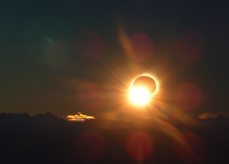 Third Contact of the Sun