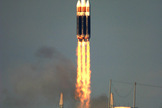 Boeing's first Delta 4-Heavy rocket lifted off from Cape Canaveral on Dec. 21, 2004.