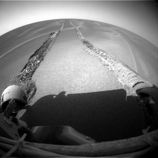 Opportunity Mars Rover Stuck in Sand