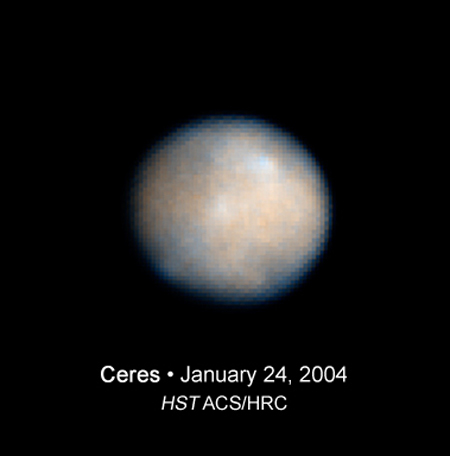Ceres: A Water-Logged Sphere?