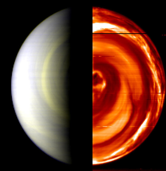 Hot Discovery: Dark Vortex on Venus