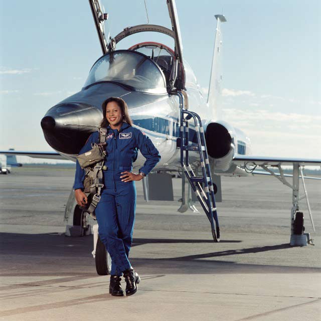 Astronaut Higginbotham and T-38 Jet