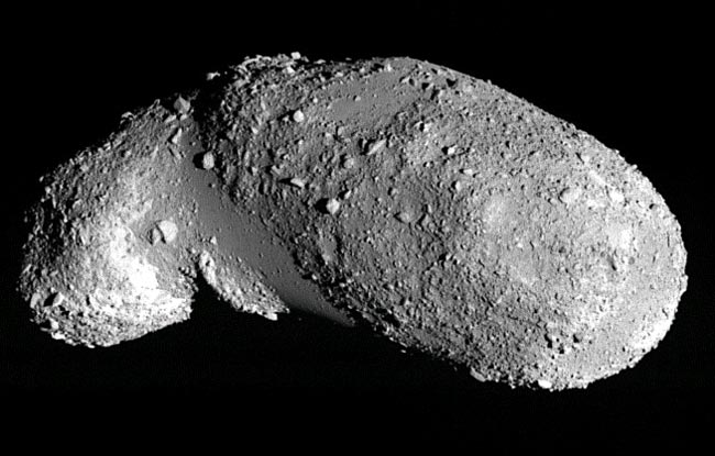 Asteroid Jiggles Like a Jar of Mixed Nuts
