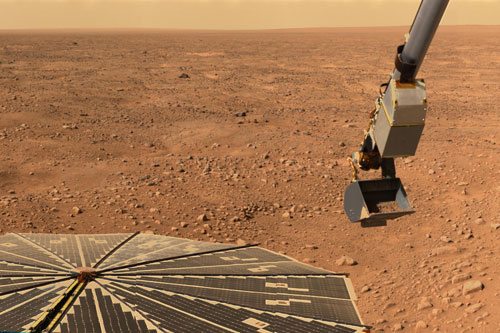 A spacecraft graveyard