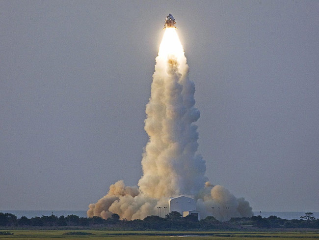 NASA Launches Astronaut Escape Ship in Test