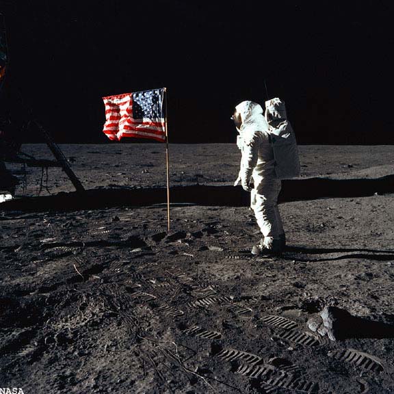 The Apollo moon landings were faked.