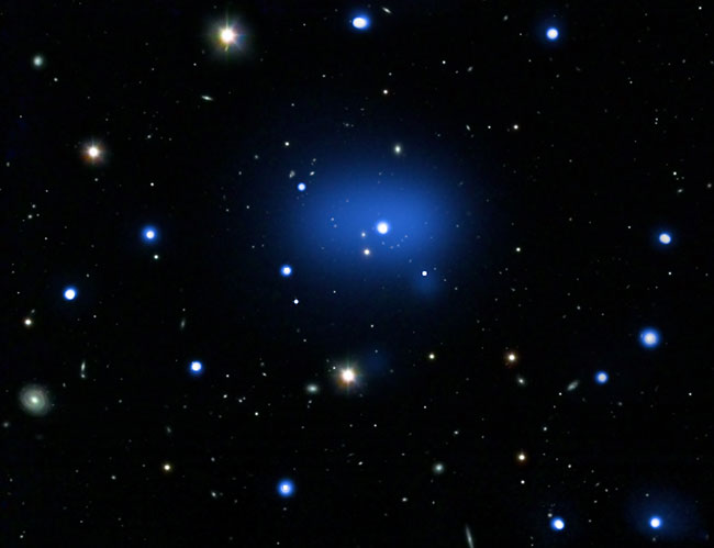 New Record For Most Distant Galaxy Cluster
