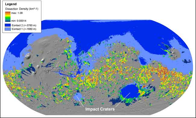 New Map Bolsters Case for Ancient Ocean on Mars