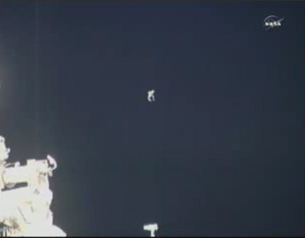 Cosmonauts See Space Station Debris