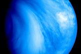 Venus' southern hemisphere, as seen in the ultraviolet.