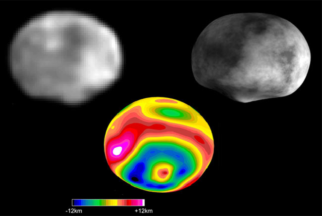 Asteroid Vesta's Crater