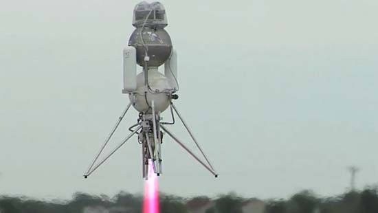 Mock Lunar Lander Success