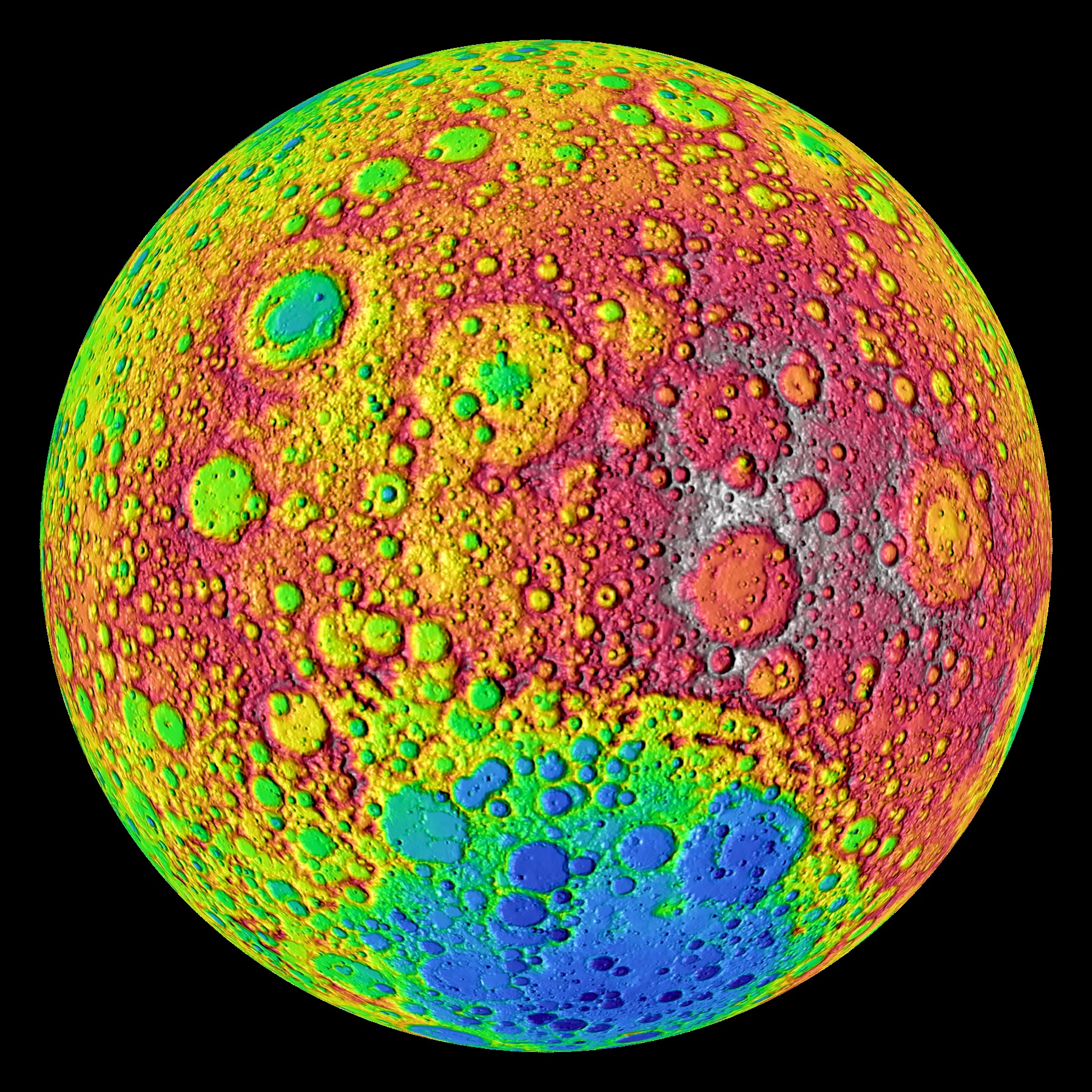 Mapping the Lunar Topography
