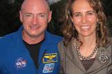 Congresswoman Gabrielle Giffords (right) with her husband, NASA astronaut Mark Kelly.