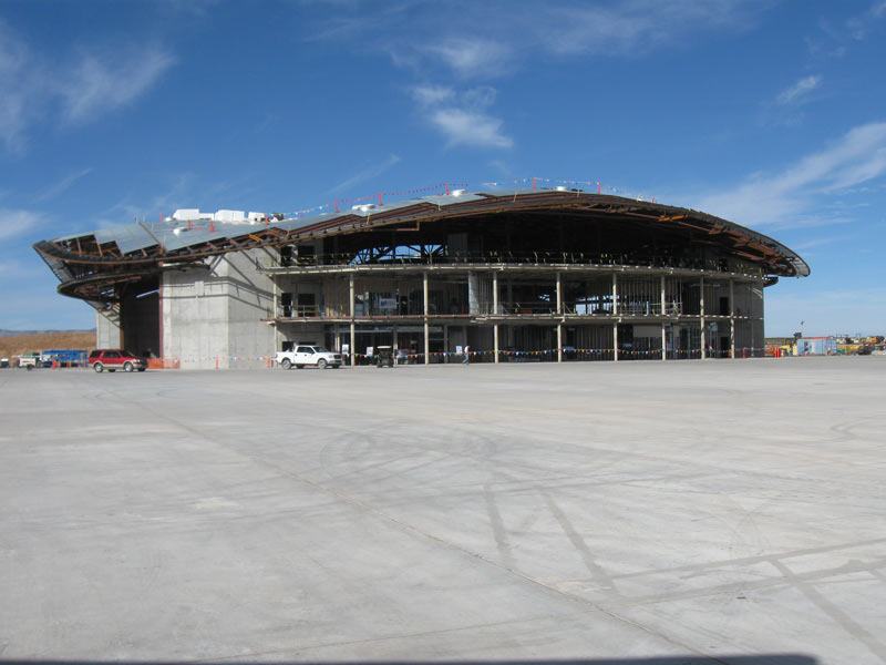Spaceport America Terminal Building Under Construction