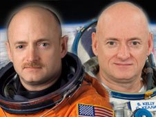 Mark Kelly and Scott Kelly