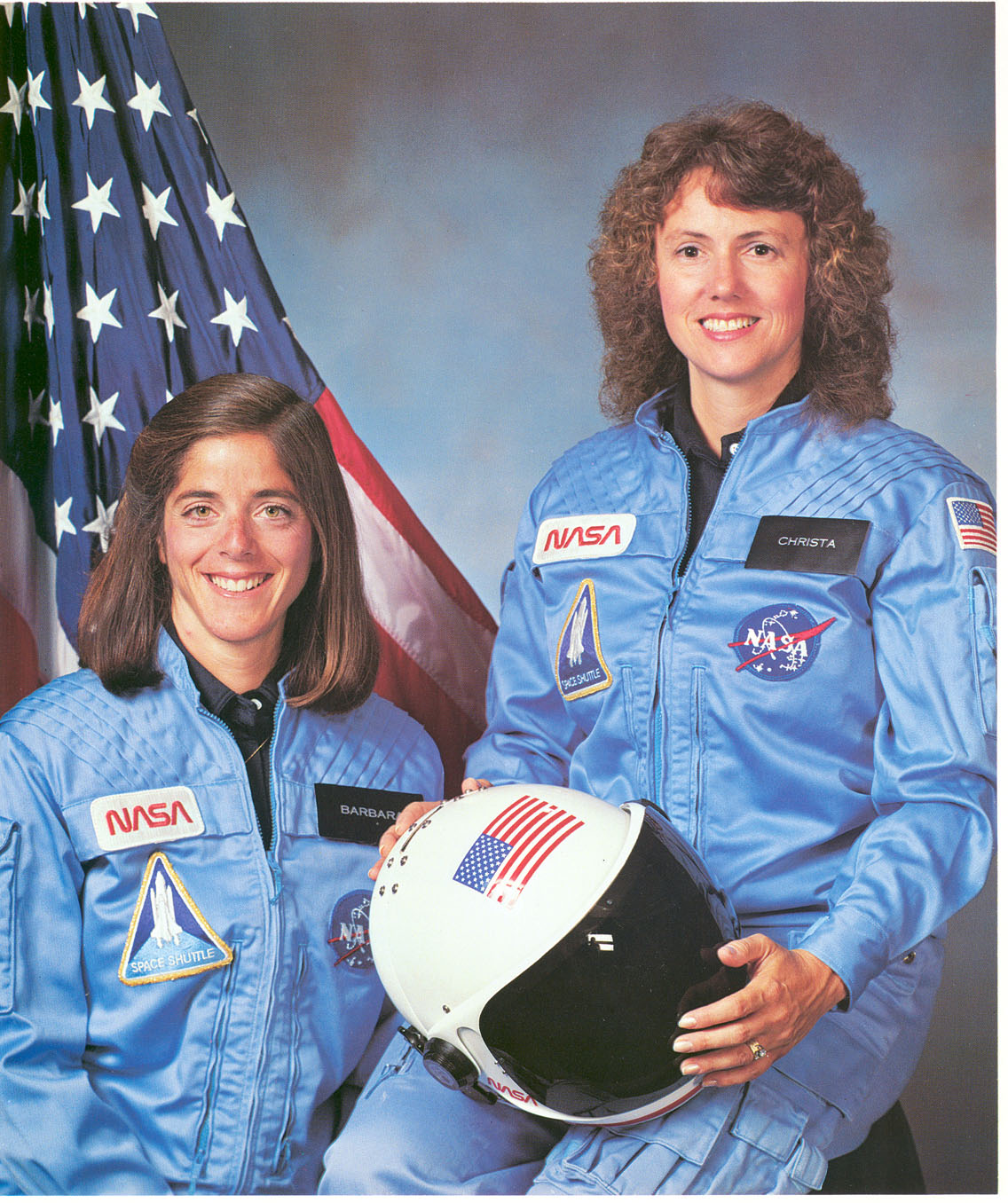 Christa McAuliffe and Barbara Morgan