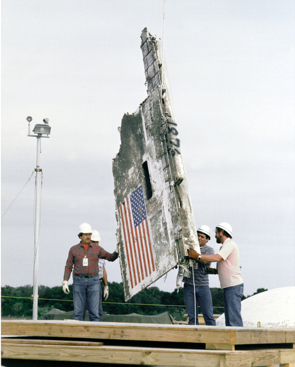 Challenger Remains Internment