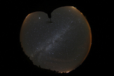 The Milky Way above the Seigneur's Mill on Sark.