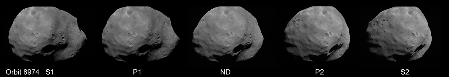 Mars Express Photos of Phobos