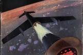 Von Braun's concept for a re-usable spaceship (Collier’s magazine cover from 1952).
