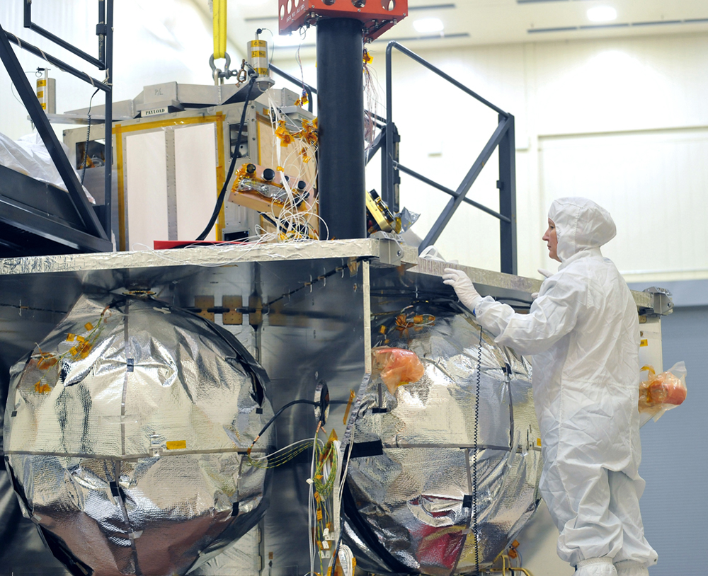 Technician Inspects Juno's Vault
