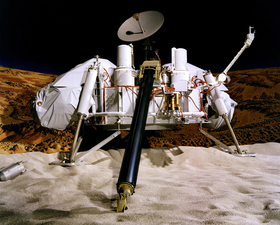 Fresh off the success with Viking 1, NASA landed on Mars again on Sept. 3, 1976 with Viking 2.<br><br> Sister ship to Viking 1, Viking 2 set down on the broad, flat plains of Utopia Planitia, where it snapped photos of morning frost and – like its predecessor – found a sterile soil that held no clear evidence of microbial life. The lander shut down in 1980.