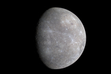 Color differences on Mercury are subtle, but they reveal important information about the nature of the planet's surface material. A number of bright spots with a bluish tinge are visible in this image taken by MESSENGER on Jan. 14, 2008, which is a mosaic from three different images.