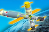 This graphic from a China Astronaut Training Center presentation depicts China's planned space station.