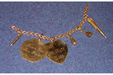 A bracelet in the collection of the Smithsonian Air and Space Museum belonged to Toni Foster, wife of an engineer who helped build the Mercury and Gemini space capsules.