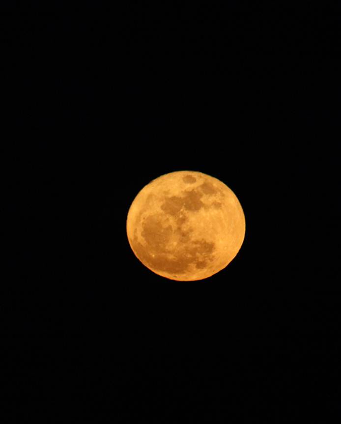 Supermoon Over Grand Rapids