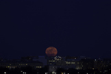 Photographer Sandy Adams snapped this great view of the "supermoon" full moon of March 19, 2011 rising over Washington, D.C.