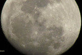 This view of the "supermoon" full moon of March 19, 2011 was taken by skywatcher Abbe Arenson of Sanford, Fla.