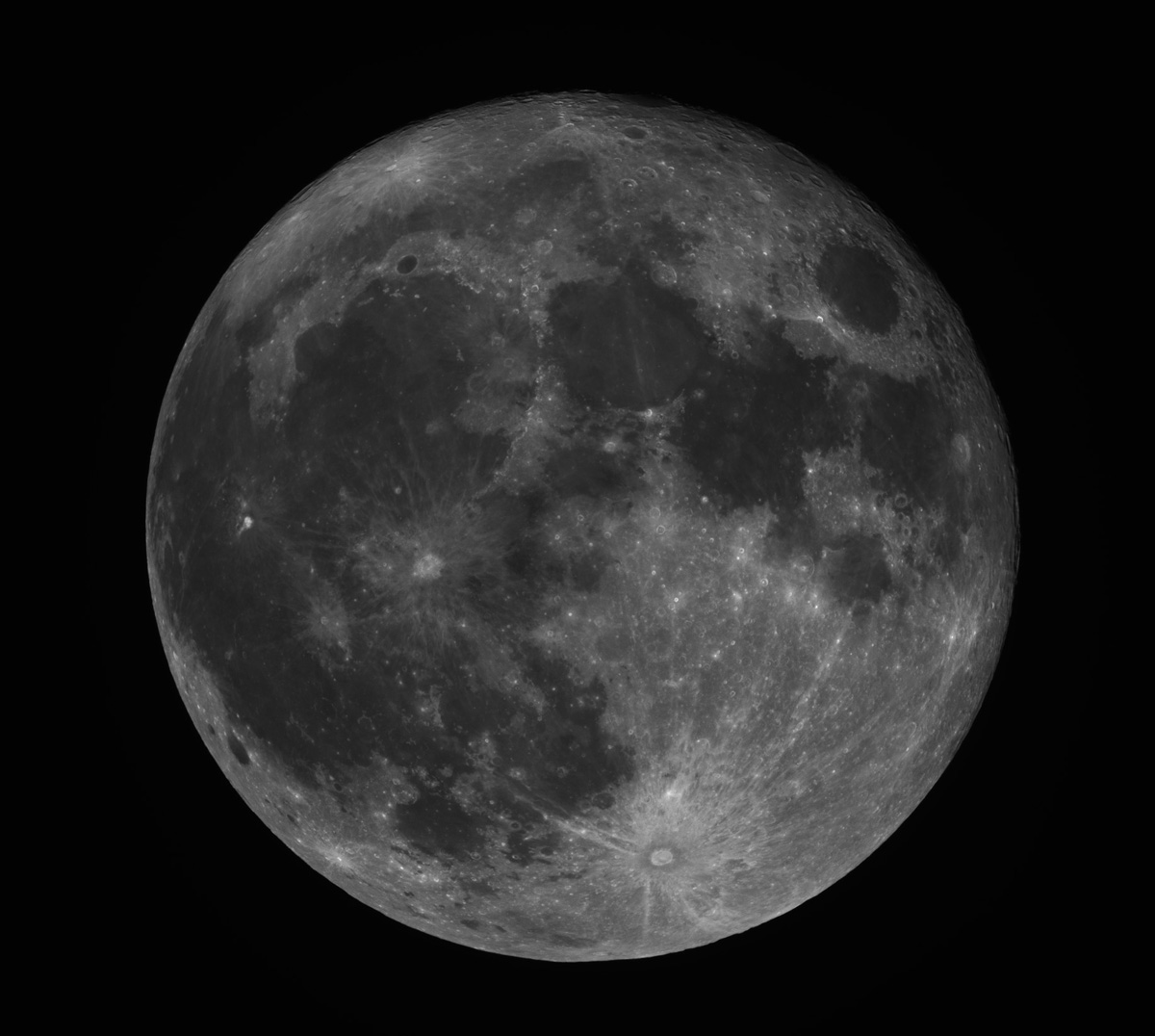 Full Moon, Close Up