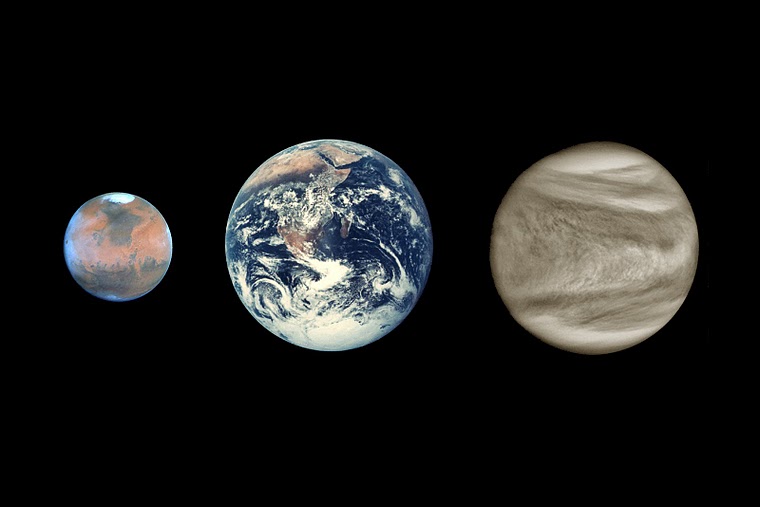 Mars, Earth and Venus losing atmosphere Mars, Earth and Venus Losing Atmosphere