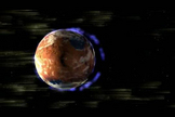 Artist's concept: Disappearance of the ancient magnetic field may have triggered the loss of the Martian atmosphere.