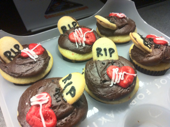 R.I.P. Stardust: Commemorative cupcakes to mark the end of NASA's Stardust mission, which visited one asteroid and two comets during its 12-year mission. NASA shut down the mission opn March 24, 2011.