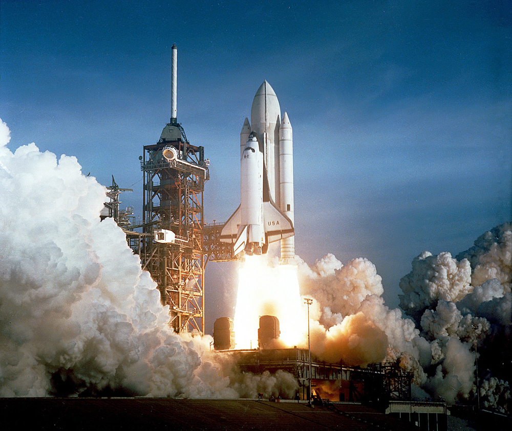 The First Space Shuttle Launch
