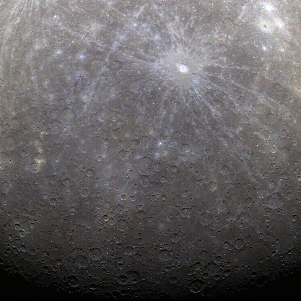 First Color Photo of Mercury from Orbit