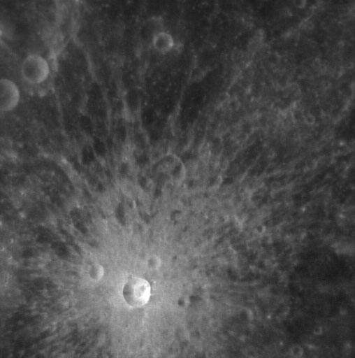 Fresh Crater on Mercury