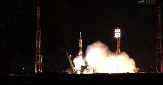 Soyuz Named For Yuri Gagarin Blasts Off