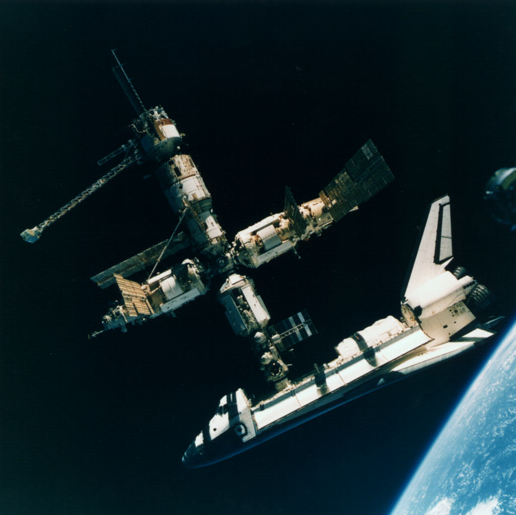 Russia's Space Station Mir and NASA Shuttle