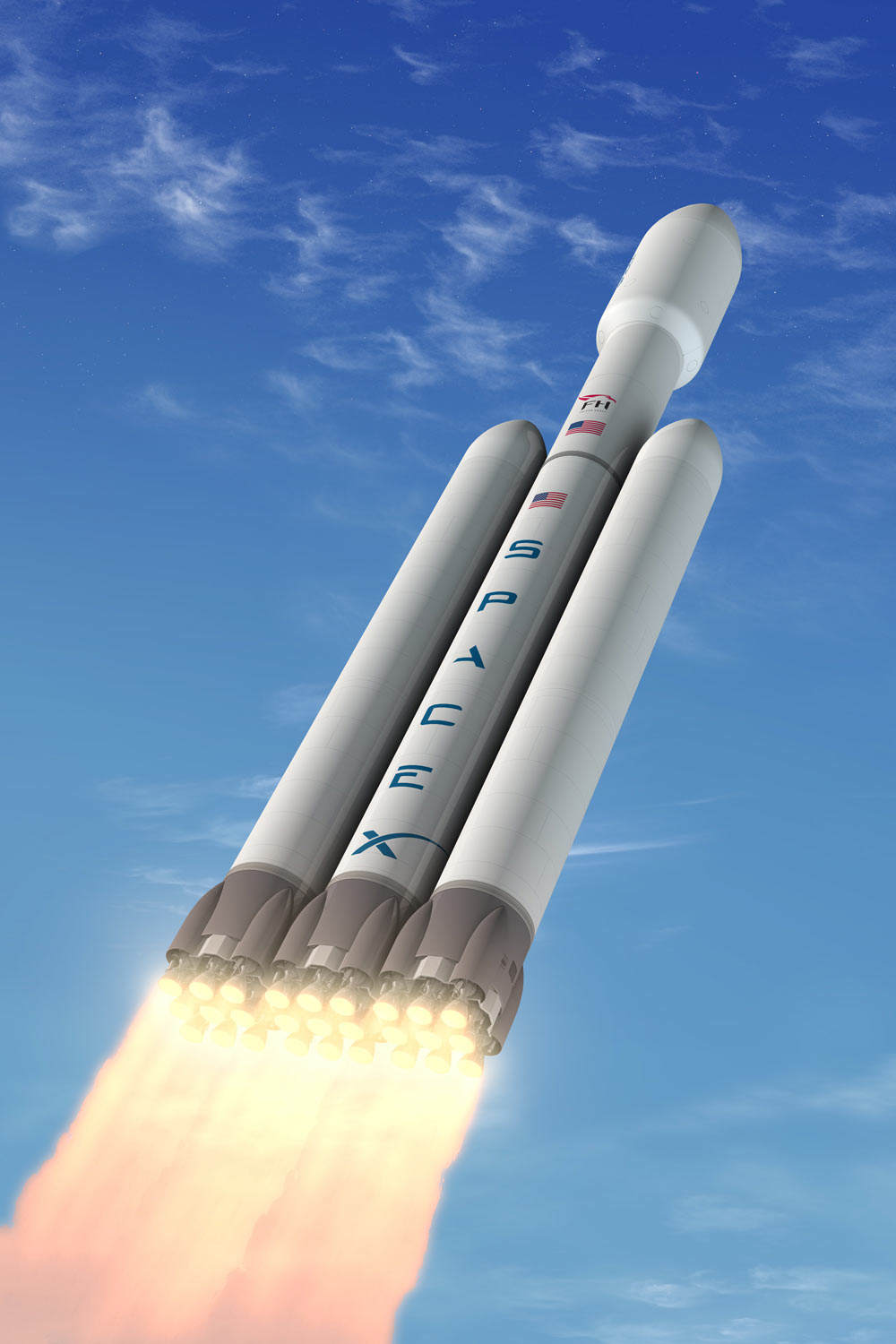 Falcon Heavy Rocket