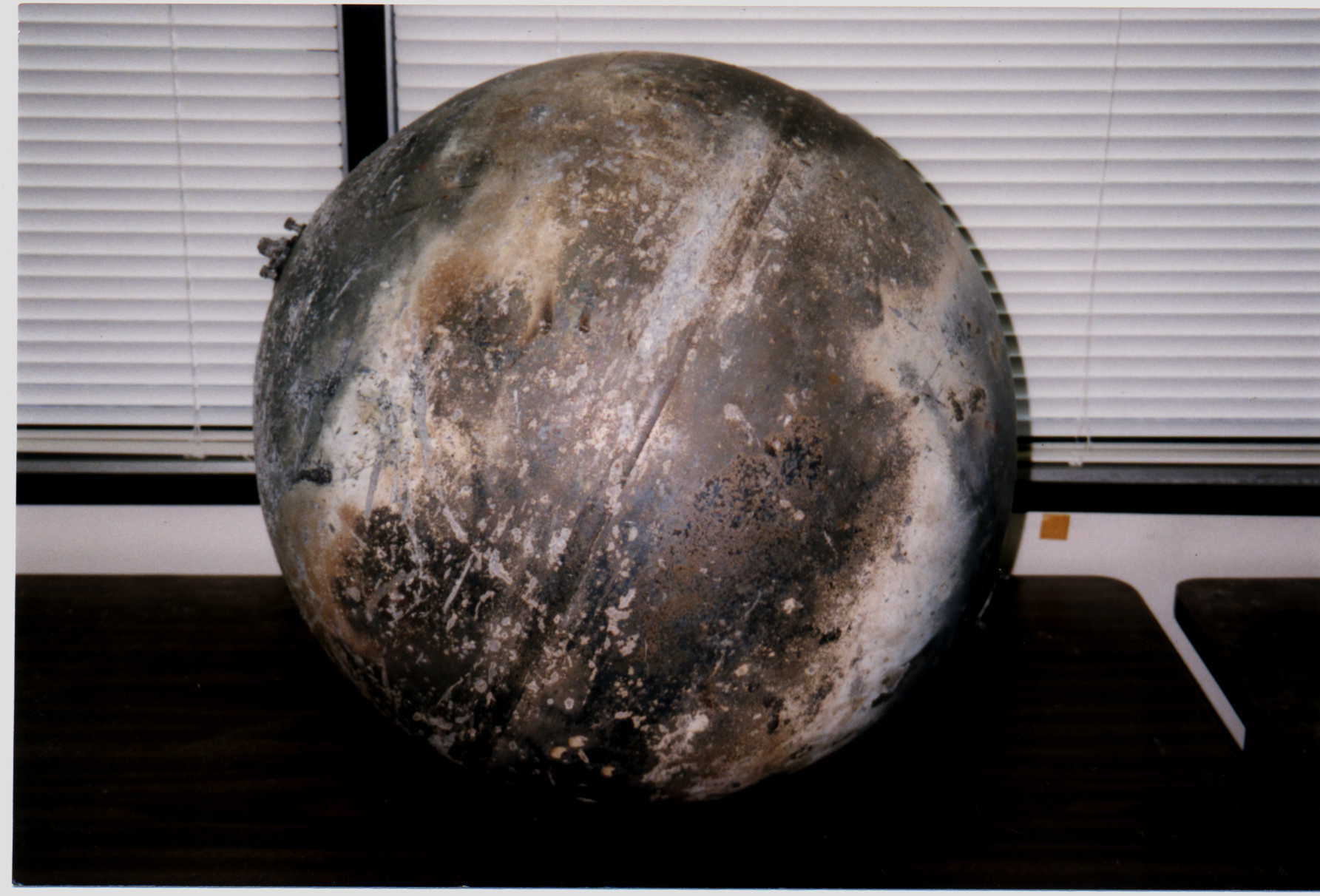 Delta Rocket Pressurant Tank Debris