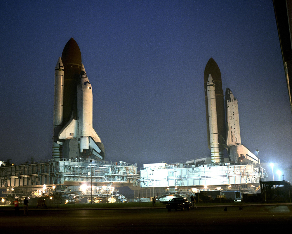 Double Time - Atlantis and Columbia Preparing for Missions