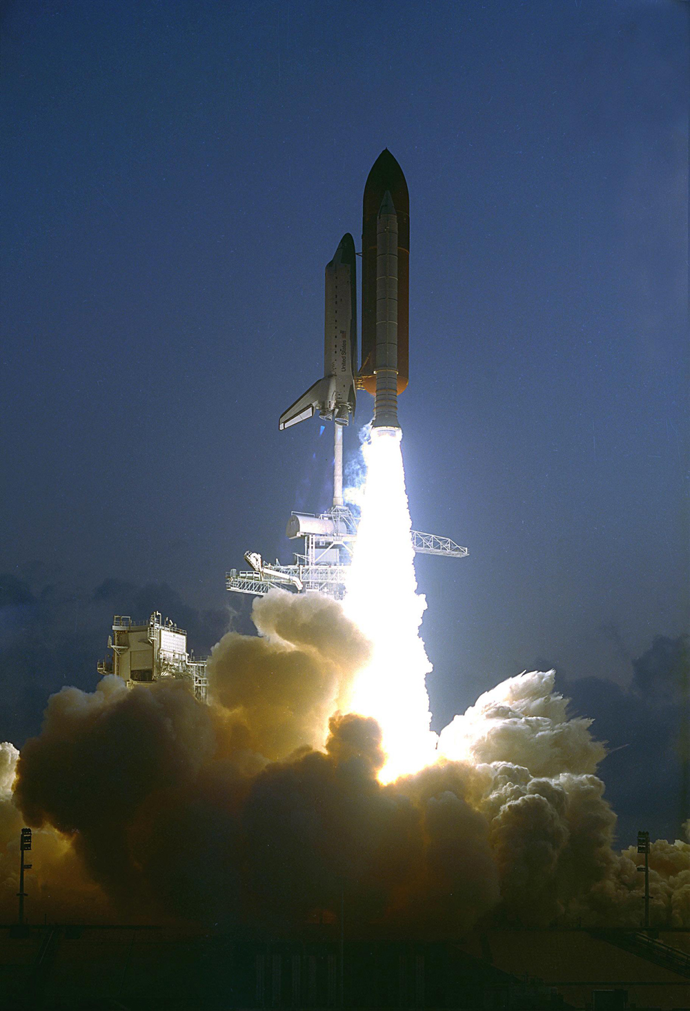 Endeavour Begins Its First Mission
