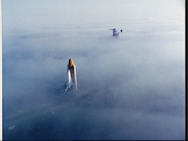 Challenger Winds through the Fog