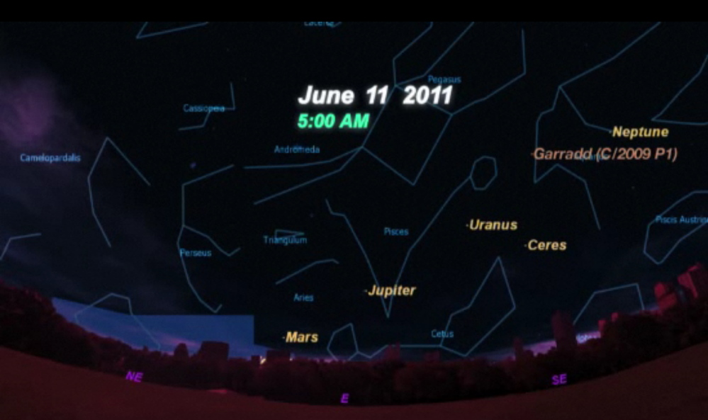 Mercury, Venus, Mars & Jupiter Converge in Night Sky