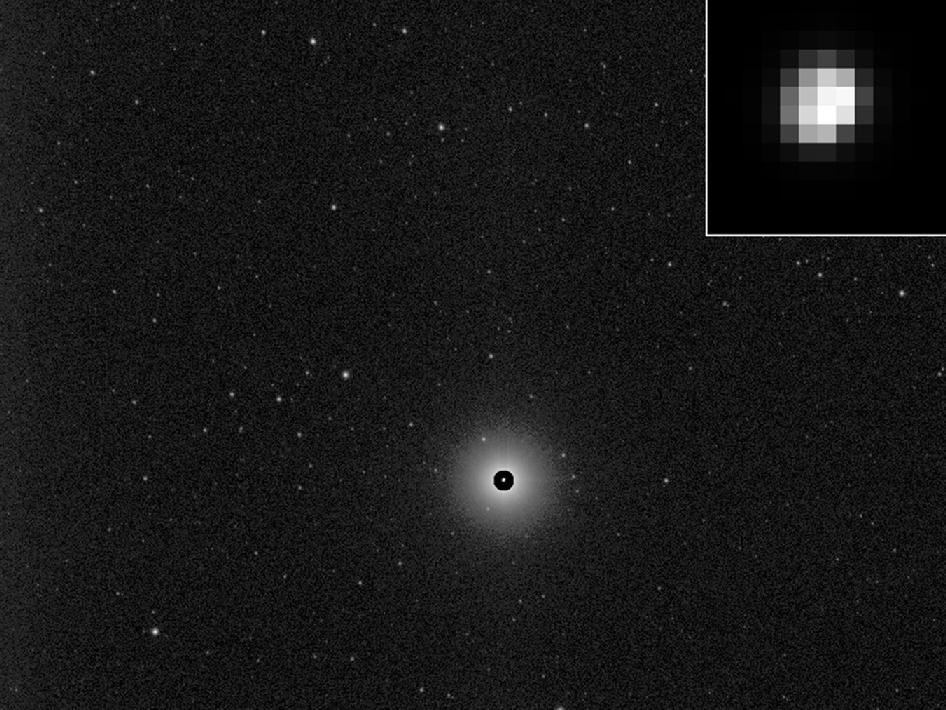 Dawn Spacecraft's First Photo of Asteroid Vesta