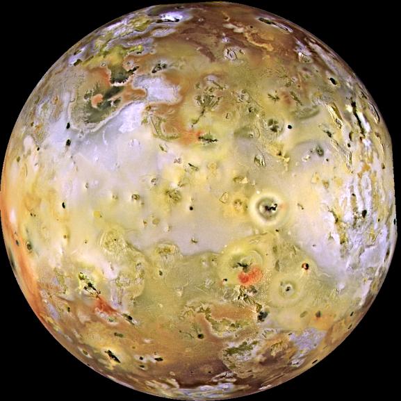 Jupiter's Moon Io, Taken by NASA's Galileo Spacecraft